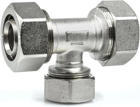M8018 T ملائم مع تي شيرت لتقليل السقوط مقاس 3/4 بوصة - لتركيب فرع خط الهواء المضغوط RapidAir Maxline - تركيب تي شيرت لخط الهواء النحاسي/مخفض السقوط - 175 رطل لكل بوصة مربعة من النحاس الصلب - أجزاء ضاغط الهواء in Kuwait