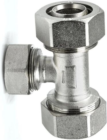 M8018 T ملائم مع تي شيرت لتقليل السقوط مقاس 3/4 بوصة - لتركيب فرع خط الهواء المضغوط RapidAir Maxline - تركيب تي شيرت لخط الهواء النحاسي/مخفض السقوط - 175 رطل لكل بوصة مربعة من النحاس الصلب - أجزاء ضاغط الهواء in Kuwait