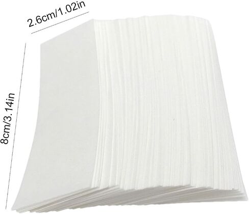 100 Pieces Sax Absorbent Paper,Anti-Sticky Absorbent Cleaner Papers Sax Paper Pad | Portable Button Drying Patches in Kuwait