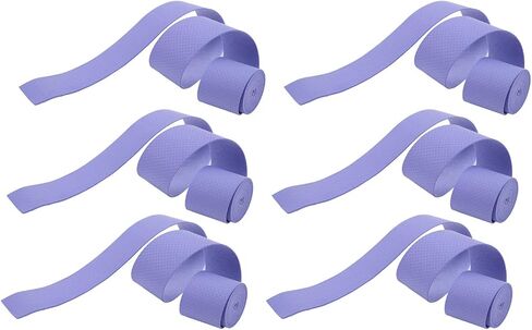 JTLB 6Pcs Tennis Racket Grip Tape, PU Frosted Anti Skid Sweat Absorption Sports Tape, with Premium Stretching Comfort, for Tennis Badminton Squash Fishing Bike Motorcycle in Kuwait
