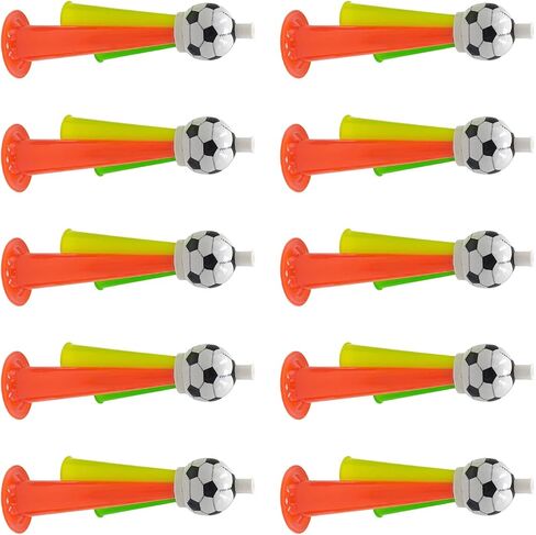 10pcs Air Horns Soccer Fan Trumpet Football Noise Makers for Sport Event and Parades Soccer Game Accessories in Kuwait