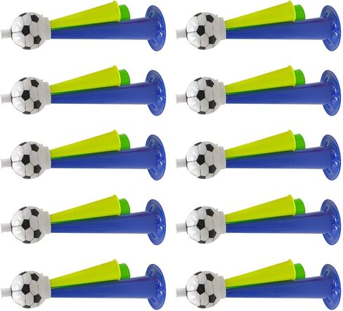 10pcs Air Horns Soccer Fan Trumpet Football Noise Makers for Sport Event and Parades Soccer Game Accessories in Kuwait