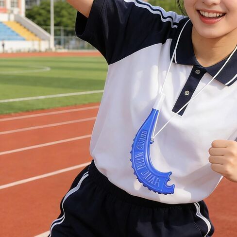 Kisangel 6Pcs Plastic Stadium Horns, 8.6 Inch Loud Noisemakers for Football Games and Sports Events, Blue Vuvuzela Trumpet Favors for Parties and Celebrations in Kuwait