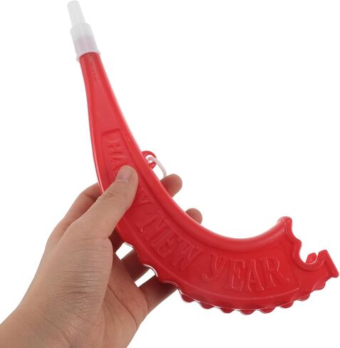 Kisangel 6Pcs Plastic Stadium Horns, 8.6 Inch Loud Noisemakers for Football Games and Sports Events, Colorful Vuvuzela Trumpet Favors for Parties and Celebrations in Kuwait