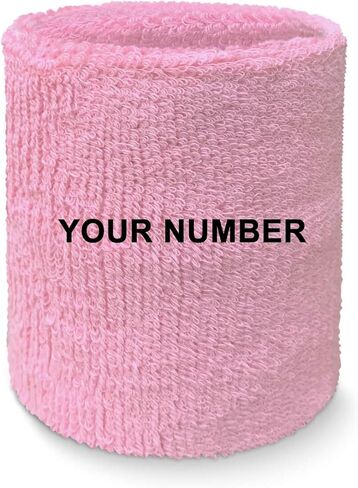 Couver Custom Numbered Event Wristband Wristband Sweatband for Men Women Kids, 1 Piece in Kuwait