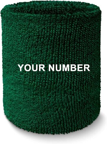 Couver Custom Numbered Event Wristband Wristband Sweatband for Men Women Kids, 1 Piece in Kuwait