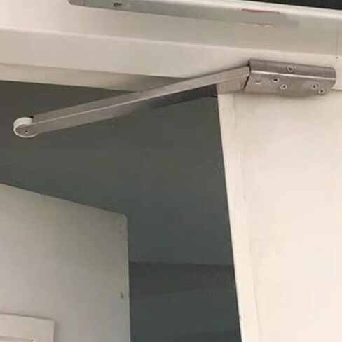 Fire Door Coordinator, Heavy Duty Stainless Steel, Sequential Closing Mechanism, Commercial Fire Door Safety Compliance in Kuwait