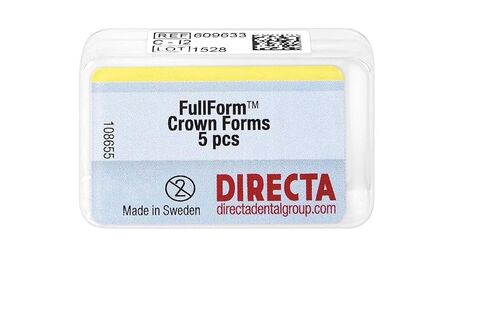 Directa 609633 FullForm Dental Crown Forms I-2 C System Right Central M 5/Pk in Kuwait