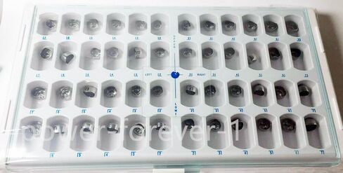 Redland Dental Stainless Steel Permanent Molar Adult Crown KIT of 48 PCS in Kuwait