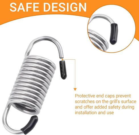 2 Pack Hinge Springs Replacement Parts for Big Green Egg Smoker | Fits MiniMax, Large, XL, XXL & K24 Ceramic Smoker Hinges, Durable Grill Accessory in Kuwait