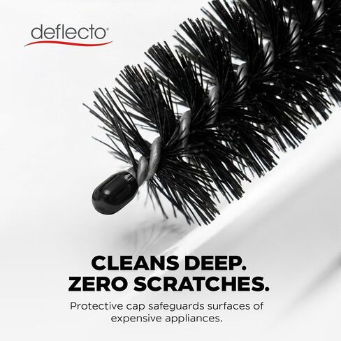 Deflecto Flexible Appliance Brush 20" Long, Dryer Vent, Refrigerator and AC Coils - Bendable Wire Brush for Lint, Dust & Debris, Hard-to-Reach Vents, Crevices, Essential Home Maintenance Tool in Kuwait