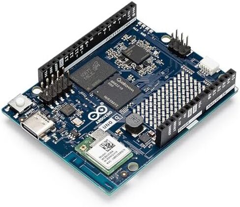 Arduino UNO Q 4GB AI Board + 45W USB‑C Power Supply, Linux, Wi‑Fi, Bluetooth for Robotics in Kuwait