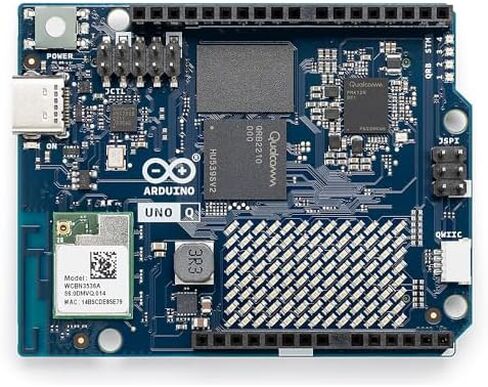 Arduino UNO Q 4GB AI Board + 45W USB‑C Power Supply, Linux, Wi‑Fi, Bluetooth for Robotics in Kuwait