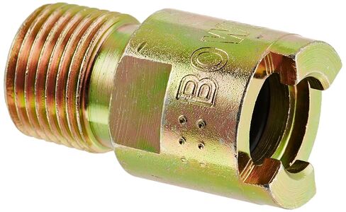 Dixon Valve 3NM4 Steel Bowes Interchange Pneumatic Fitting, Socket, 3/8" Coupler x 1/2" - 14 NPTF Male Thread in Kuwait