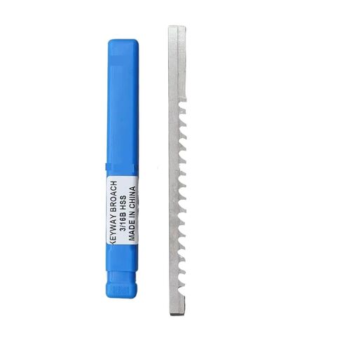 Push Type Keyway Broach 3/16 B Inch Size for CNC Broaching Machine Metalworking High Speed Steel HSS Cutting Tool Precision Engineering in Saudi Arabia
