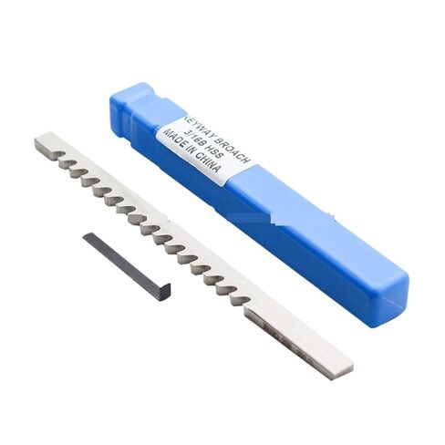 Push Type Keyway Broach 3/16 B Inch Size for CNC Broaching Machine Metalworking High Speed Steel HSS Cutting Tool Precision Engineering in Saudi Arabia