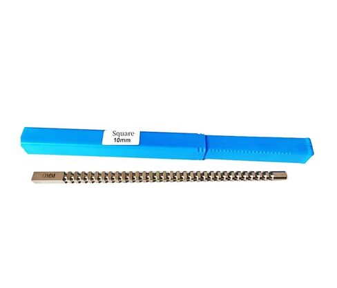10mm Square Push Type Keyway Broach for Router Metalworking Metric Size High Speed Steel CNC Cutting Tool Precision Engineering in Kuwait