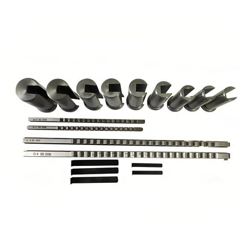 18 قطعة HSS متري الحجم Keyway Broach مجموعات أدوات للمخرطة ، B-4mm ، B-5mm ، C-6mm ، C-8mm Keyway حجم الهندسة الدقيقة in Kuwait