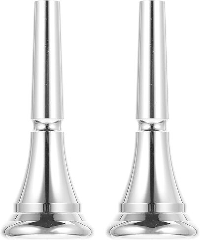YARNOW 2pcs French Horn Mouthpiece Replacement, Copper Horn Mouthpiece Replacement for Students and Professionals Practice and Performance in Kuwait