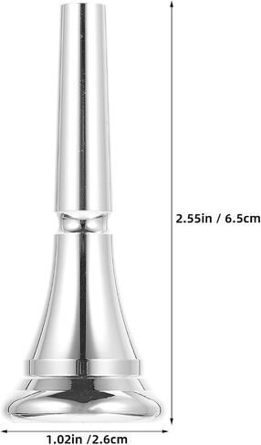 Kisangel 2pcs Copper French Horn Mouthpiece Replacement, Horn Accessories Musical Instrument Tool, Practice Brass Instrument Supply for Band Stage Beginner Player in Kuwait