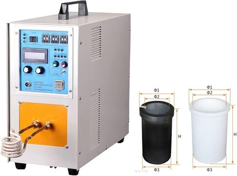 15KW عالية التردد فرن الحث التعريفي فرن التبريد فرن صهر الحديد لحام المعالجة الحرارية تزوير (15KW، النوع 2) in Kuwait