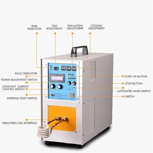 15KW عالية التردد فرن الحث التعريفي فرن التبريد فرن صهر الحديد لحام المعالجة الحرارية تزوير (15KW، النوع 2) in Kuwait