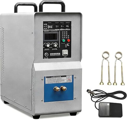High Frequency Induction Heater Furnace,15KW Water-Cooled Industrial Induction Heating Machine,30-100KHZ Heating Equipment in Kuwait