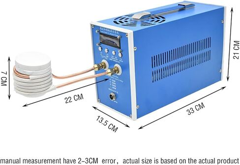 آلة التسخين بالتردد العالي فرن صهر المعادن السخان التعريفي لحام معدات تبريد المعادن (2500W ZDBT-4) in Kuwait