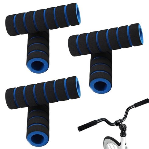 3 Pairs Foam Handlebar Grip Tape Non-Slip Grip Puppies Bike Accessories for Road Mountain Bikes in Kuwait