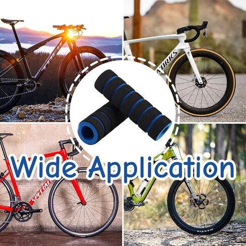 3 Pairs Foam Handlebar Grip Tape Non-Slip Grip Puppies Bike Accessories for Road Mountain Bikes in Kuwait