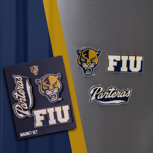 Desert Cactus Florida International University Acrylic Magnet 3 Pack FIU Panthers Decorative Design Officially Licensed (Magnet Set A) in Kuwait