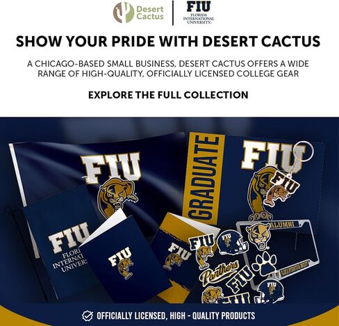 Desert Cactus Florida International University Acrylic Magnet 3 Pack FIU Panthers Decorative Design Officially Licensed (Magnet Set A) in Kuwait