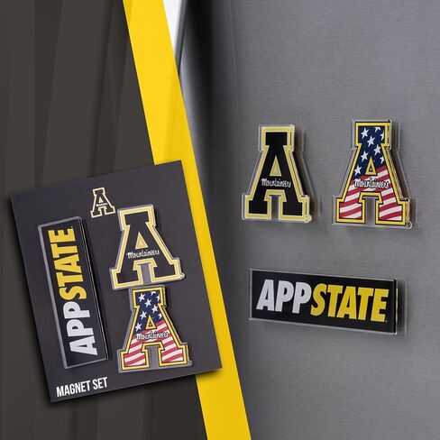 Desert Cactus Appalachian State University Acrylic Magnet 3 Pack ASU Mountaineers Decorative Design Officially Licensed (Magnet Set A) in Kuwait