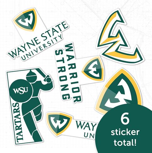 ملصق جامعة ولاية صبار الصحراء واين ستيت WSU Warriorsr شارات الفينيل زجاجة مياه للكمبيوتر المحمول ورقة قصاصات السيارة T2 (النوع 2-2) in Kuwait