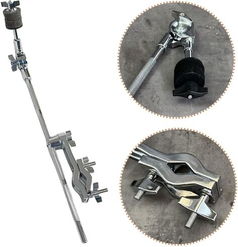 ULTECHNOVO Silver Stainless Steel Cymbal Arm Hanger for Drum Cymbal Stand, Easy to Install Boom Arm Extension Clamp for Musical Instrument Accessories in Kuwait