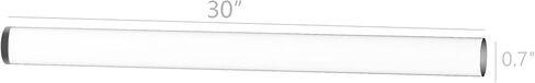 FixtureDisplays® 18 مم (اسمي 3/4 بوصة) قطر × 30 بوصة قضيب أكريليك طويل عصا شبكي شفاف وقضبان وتد شفافة للحرف اليدوية 10131-30"-4PK-NEW-NPF in Kuwait