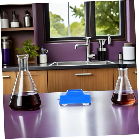 Physics Experimental Cart for Students, Mechanics Teaching Aid Inclined Trolley with Friction Experiment Function, Laboratory Science Education Equipment for Classroom Learning in Kuwait