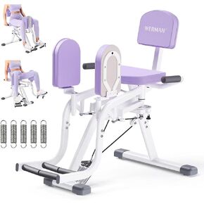 Hip Abduction Adduction Machine, Inner Outer Thigh 5-Level Home Gym | Compact space-saving hip machine for women.29-165lbs adjustable resistance.Glute & leg strength training.Easy storage, smooth in Saudi Arabia
