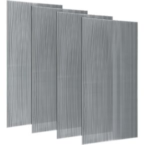 Pushglossy 12 Pack 23.75" X 47.75" X 0.2" Fluorescent Light Covers Classroom Office Diffuser Panels for 2x4ft Drop Ceiling Light Fixture Polycarbonate Replacement Cover for Hospital Home (Milky White) in Kuwait