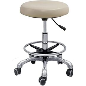 Dental Stool with 360° Rotation, Height Adjustable Medical Chair, PU Leather Saddle Design Armrest for Clinics and Salons (A3) in Kuwait