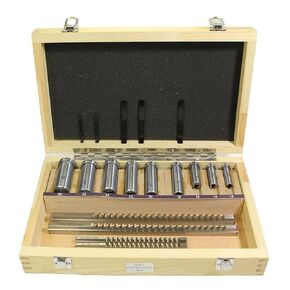 Keyway Broach, 18pcs HSS Metric Set 4mm 5mm 6mm 8mm 12-28 Cutting Broaching Bushings Keyway Tool CNC Kit Precision Engineering in Saudi Arabia
