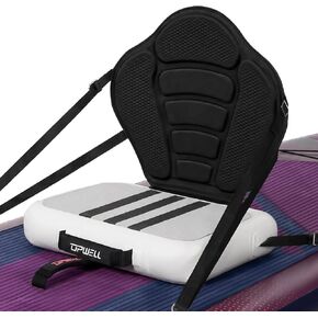 UPWELL Inflatable Kayak Seat with Back Support, Professional Drop Stitch Paddle Board Seat with Thicken Cushion for SUP, Paddleboard, Kayak, Canoe, Padded Boat, Fishing Boat in Kuwait
