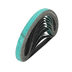 10pcs 10x330mm Sanding Belts 3/8"x13"Sander Abrasive Belt Tool for Metal Wood Furniture Grinding Polishing P60/P80/P120(P120 10PCS_10 X 330 MM) in Kuwait