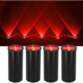 Rockville 4 Pack MINI Halo Black DJ Wash Lights + Bag, Wireless DMX, 17 Hour Battery, Wireless DMX, RF Remote in Saudi Arabia