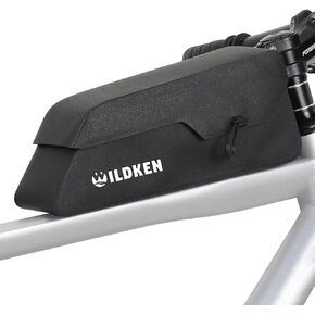 WILDKEN حقيبة الدراجة الأنبوبية العلوية، 1.2 لتر مقاومة للماء IPX4 حقيبة إطار الدراجة مع غطاء مغناطيسي، حقيبة رف الدراجة العلوية حقيبة الأنبوب الترباس على أو تثبيت الحزام، حقيبة أنبوب التخزين، حقيبة تخزين الأدوات لدراجة الطريق الحصى MTB in Kuwait