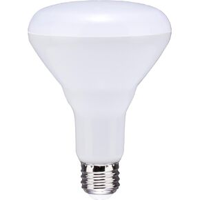 مصباح Satco S39628 8.5W BR30 LED، قابل للتعتيم، 2700K أبيض دافئ، 700 لومن، صقيع، قاعدة متوسطة، 120 فولت، موقع رطب، مكافئ ساطع 65 وات، مصنف للتركيبات المغلقة (12 حزمة) in Kuwait