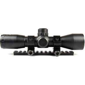 نطاق مضغوط CAHOP 4x32 مزود بقاعدة تثبيت أحادية السكة وحلقات متوافقة مع مقياس Mossberg 500 12 in Kuwait