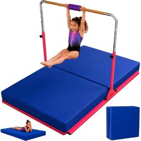بساط الجمباز SaferBounce Landing مقاس 6 أقدام × 4 أقدام × 6 بوصات | وسادة التصادم للأطفال | وسادة الجمباز الناعمة للسقوط والتشجيع والتدريب | بساط تحطم الأطفال الصغار | لوحة الأعطال الحسية | التسلق والصخور in Kuwait
