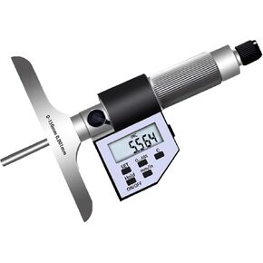 Electronic Depth Gauge Caliper Depth Rule, Micrometer Caliper Digital, Range Optional, for Manufacturing,Mechanical Engineering (0) in Kuwait