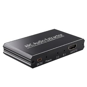 HDMI ARC Audio Extractor, ARC to Optical RCA or 3.5mm Converter | Support CEC Volume Control ,Compatible with PCM2.0/Dolby5.1 /DTS 5.1 for TV to Soundbar,Amplifier (Only Audio) in Saudi Arabia